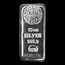 10 oz Nadir Silver Bar front with Nadir Metal Rafineri hallmark and silver markings