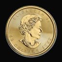 Canadian Gold Maple Leaf coin reverse — maple leaf design