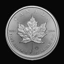 Canadian Silver Maple Leaf coin obverse — monarch portrait