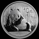 Chinese Silver Panda coin reverse — panda design
