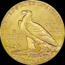 Indian Head $5 Half Eagle reverse with incuse eagle design