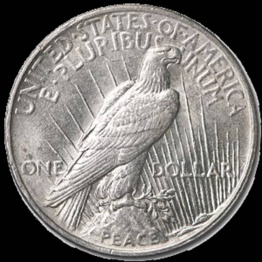 Peace Silver Dollar obverse (reverse)