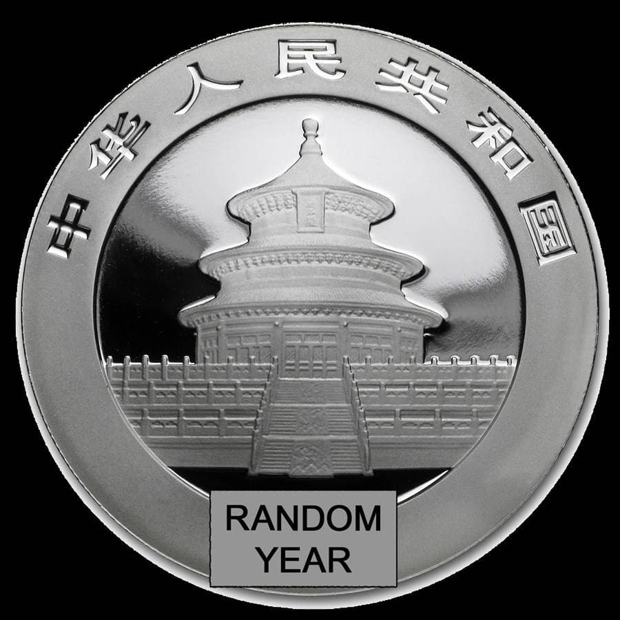 Chinese Silver Panda coin obverse — Temple of Heaven design