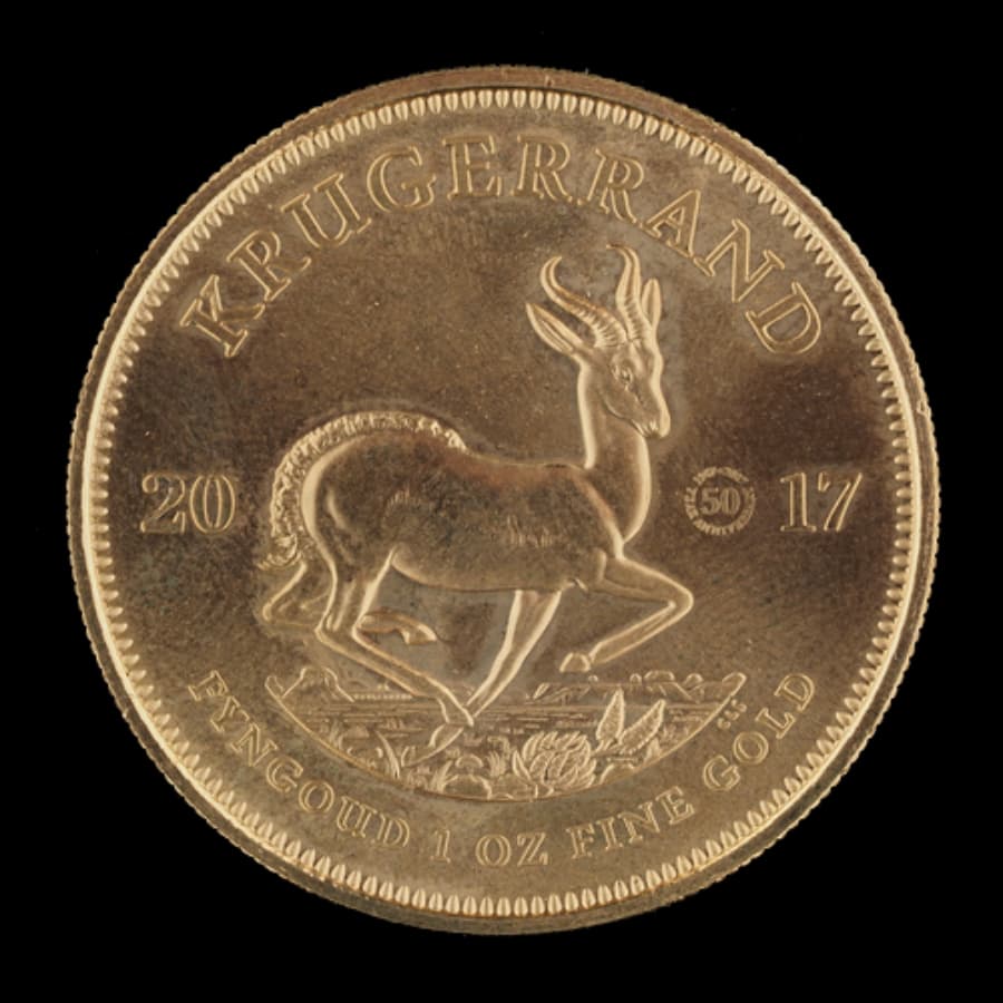 1 oz Gold Krugerrand obverse (reverse)